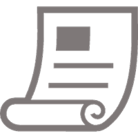 レシートのアイコン